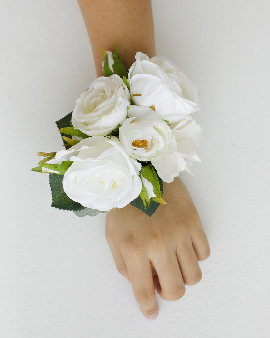 Corsage Bracelet - Glorious Flower - Dazzle (10 cm) LG Wrist